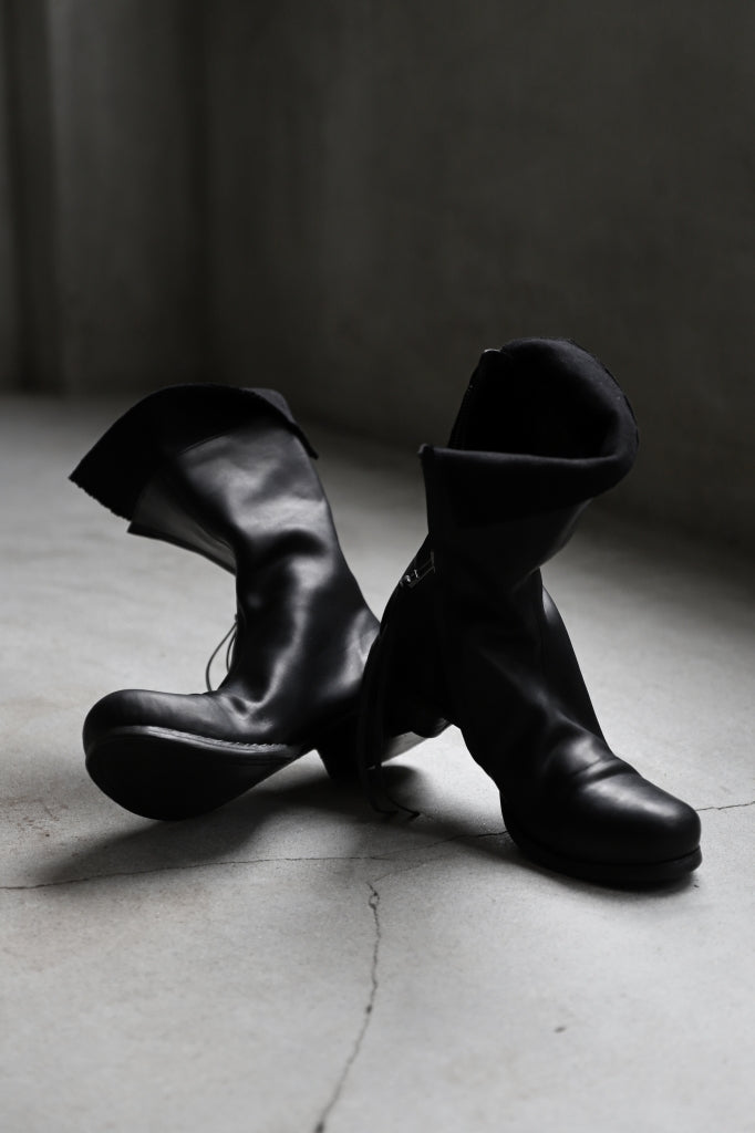 Portaille exclusive PL20 Layered Zip Boots (GUIDI FIORE / NERO)