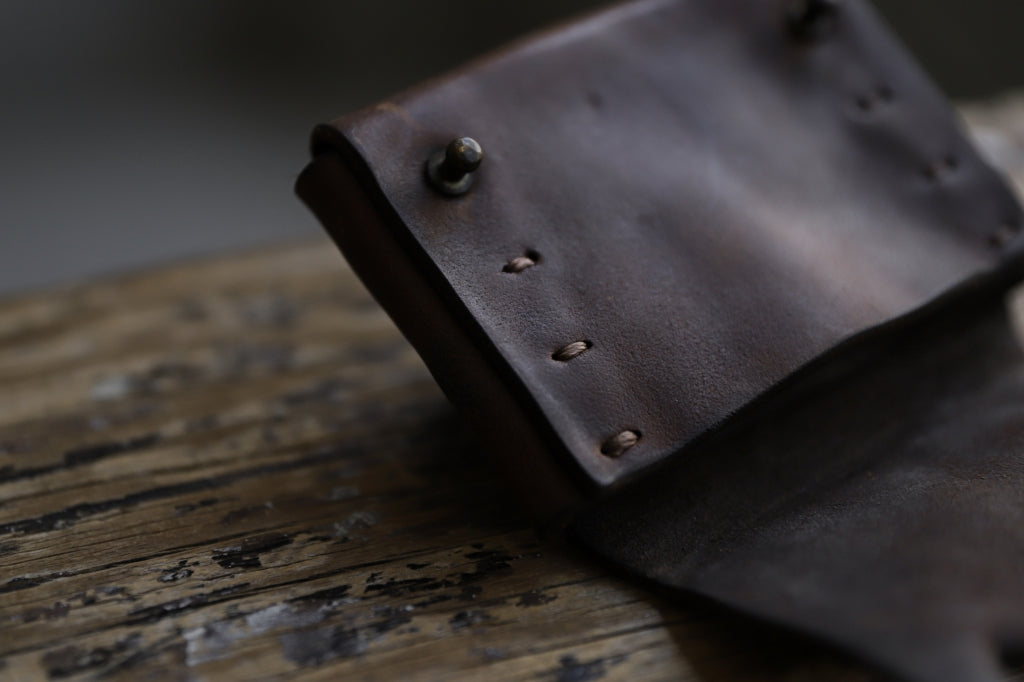 Chörds; TR CARD CASE / HORSE BUTT LEATHER