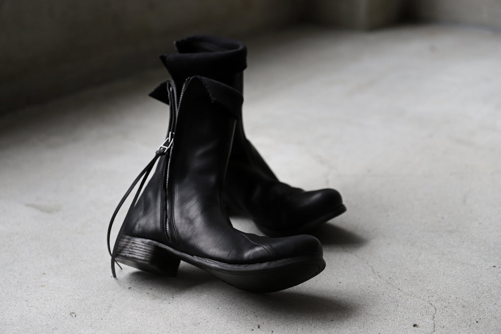 Portaille exclusive PL20 Layered Zip Boots (GUIDI FIORE / NERO)