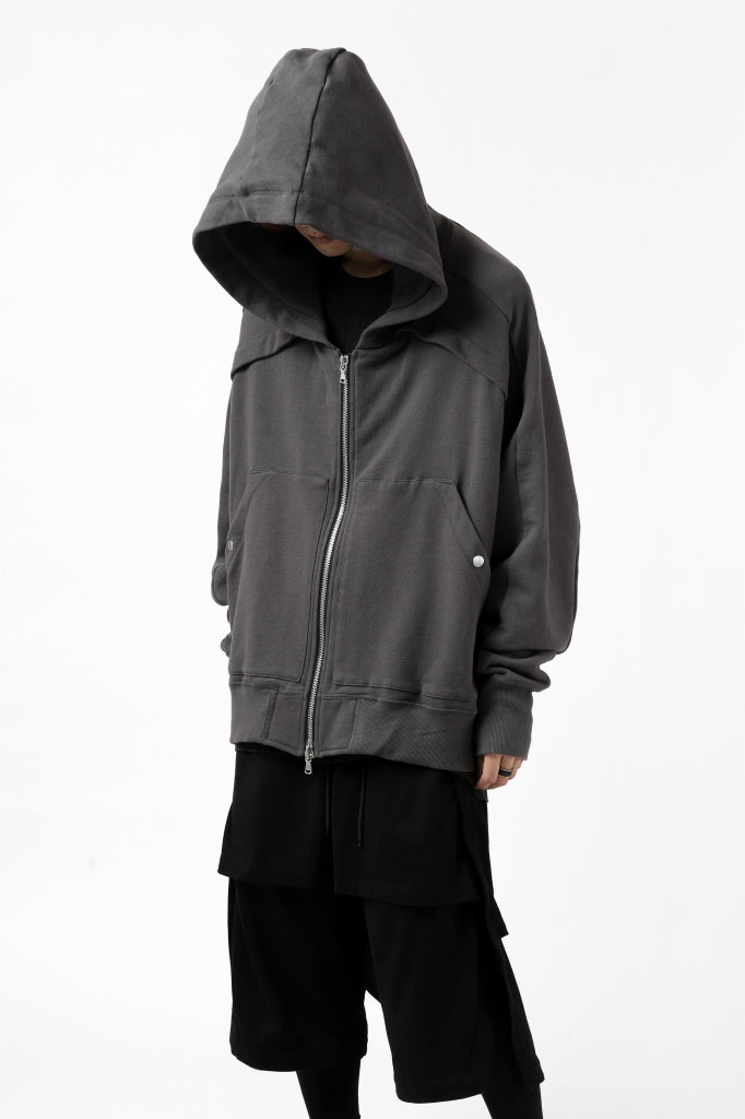 A.F ARTEFACT "FLIGHT" HOODED BLOUSON / COTTON FLEECY