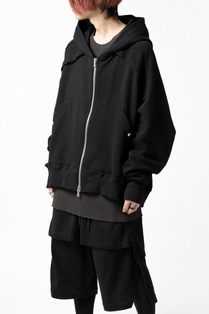 A.F ARTEFACT "FLIGHT" HOODED BLOUSON / COTTON FLEECY