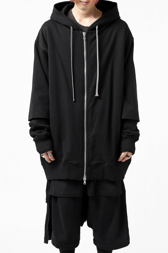 A.F ARTEFACT "BEHIND" DOCKING ZIP TEE HOODIE