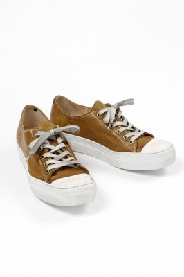 incarnation LOW CUT LACE UP SNEAKER / HORSE FULL GRAIN (HAND DYED)