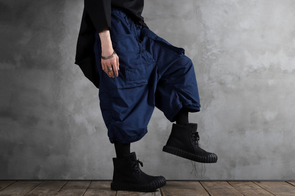 RUNDHOLZ DIP DROP CROTCH BERMUDA POCKET PANTS