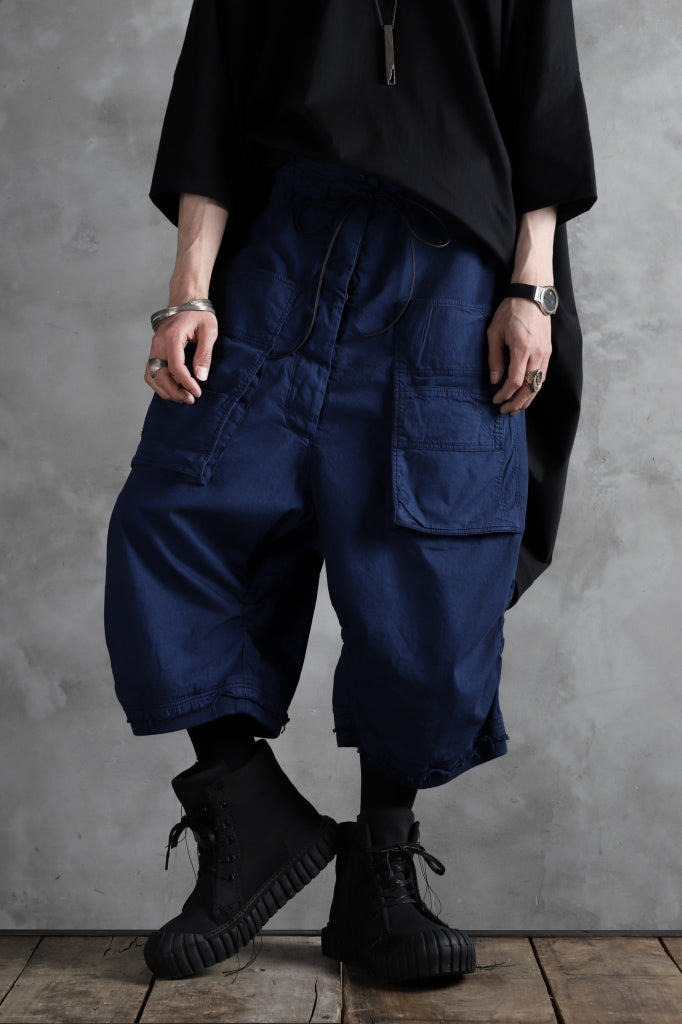 RUNDHOLZ DIP DROP CROTCH BERMUDA POCKET PANTS