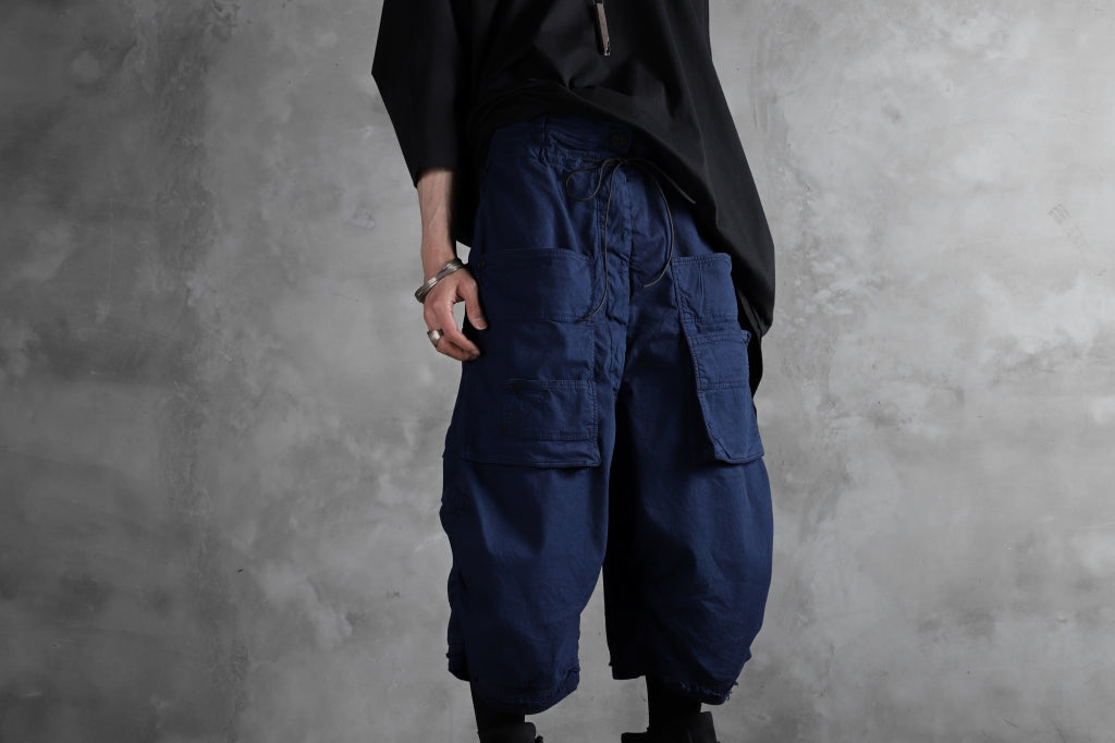 RUNDHOLZ DIP DROP CROTCH BERMUDA POCKET PANTS