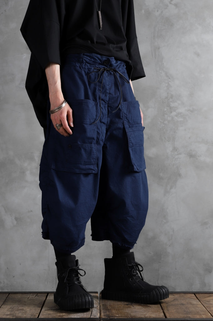 RUNDHOLZ DIP DROP CROTCH BERMUDA POCKET PANTS