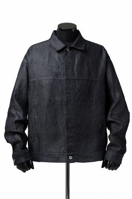 CAPERTICA OVERSIZED JEAN JACKET / LINEN DENIM