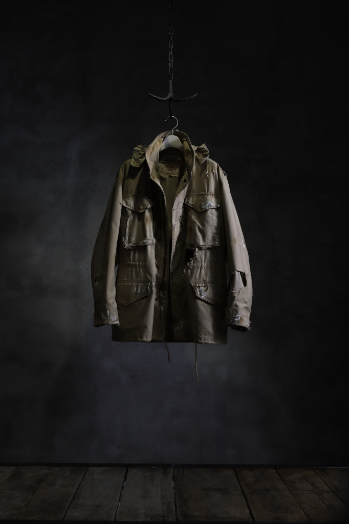 RESURRECTION HANDMADE vintage damage M-65 jacket
