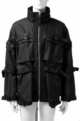 ALMOSTBLACK BONDAGE ZIP PILOT-JACKET