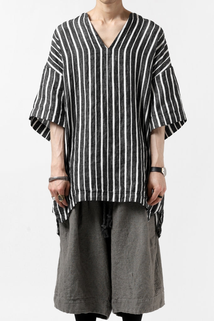 _vital exclusive minimal tunica tops / hickory stripe linen