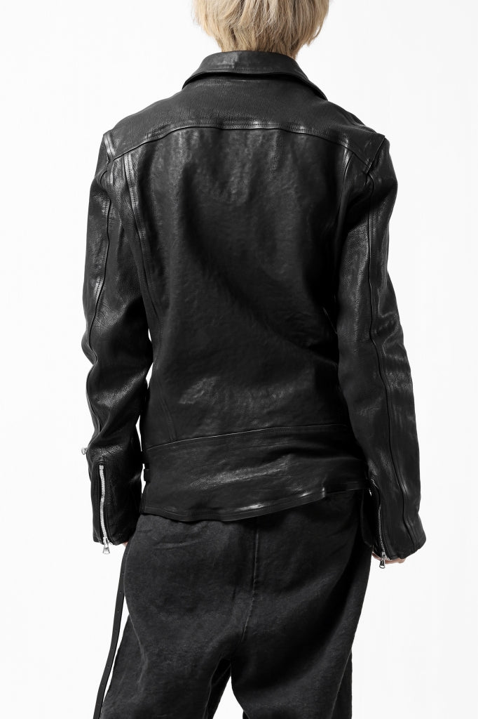 ISAMU KATAYAMA BACKLASH exclusive DOUBLE RIDERS JACKET / JP-CALF GARMENT WASHED