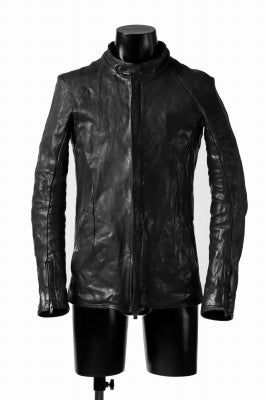 incarnation exclusive SINGLE ZIP JACKET / HORSE FULL GRAIN (BLACK EDITION)