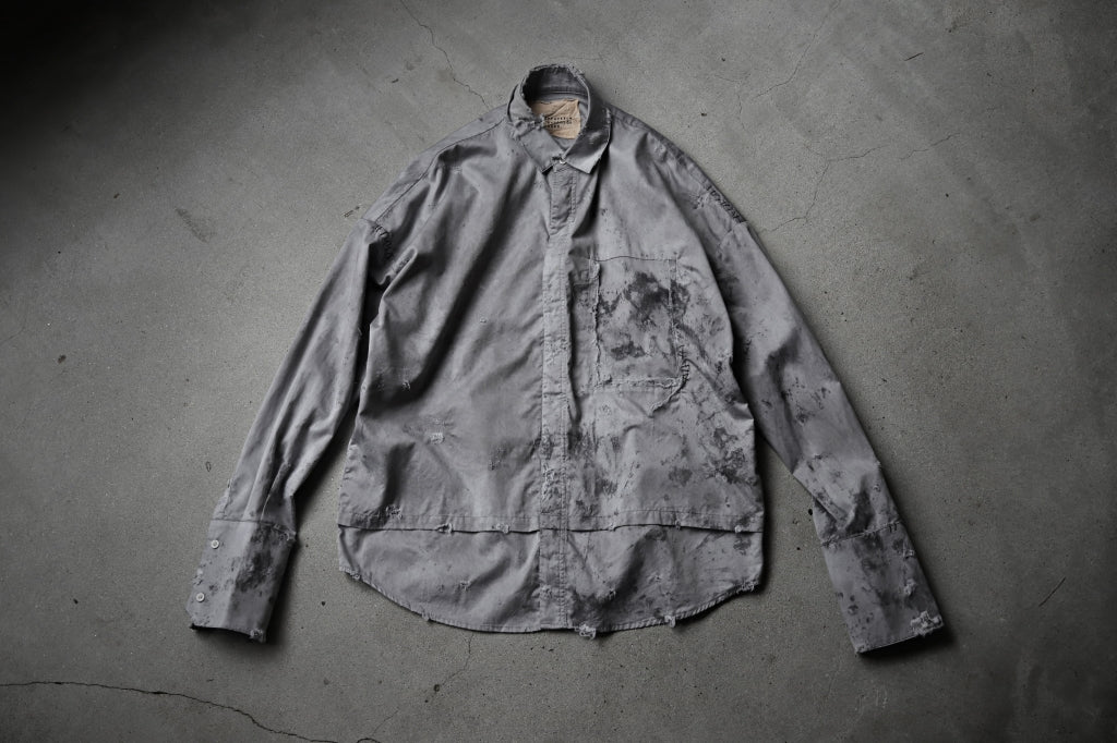 RESURRECTION x LOOM Re-production DYEING OVERFIT SHIRT