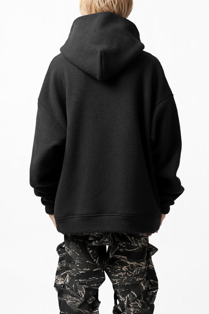 A.F ARTEFACT "FLUFFY" EMBROIDERED HOODIE / BomberFLEECE