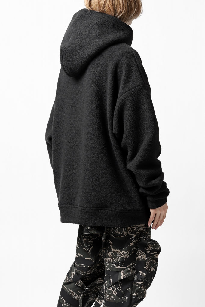 A.F ARTEFACT "FLUFFY" EMBROIDERED HOODIE / BomberFLEECE