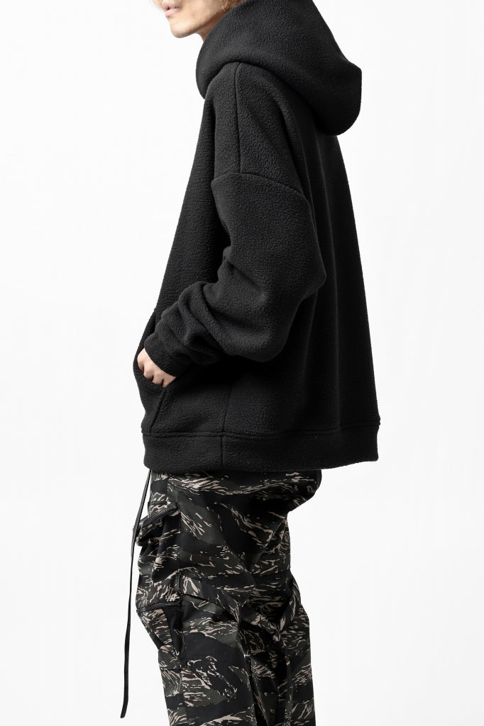 A.F ARTEFACT "FLUFFY" EMBROIDERED HOODIE / BomberFLEECE