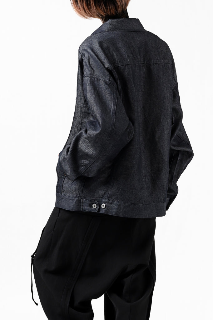 CAPERTICA OVERSIZED JEAN JACKET / LINEN DENIM