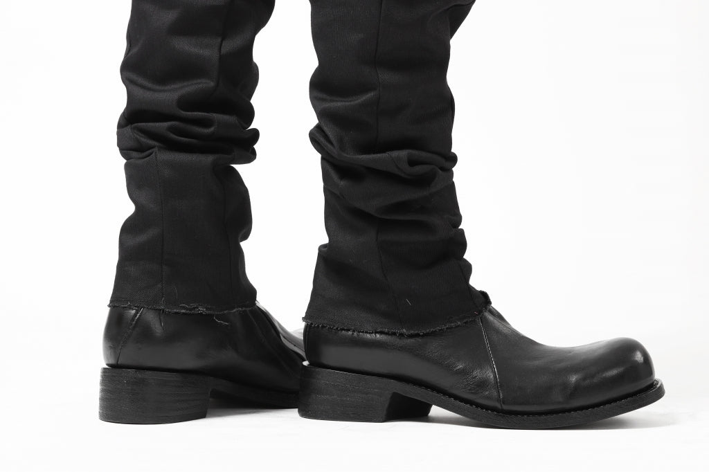 LEON EMANUEL BLANCK DISTORTION ANKLE BOOT / GUIDI HORSE LEATHER