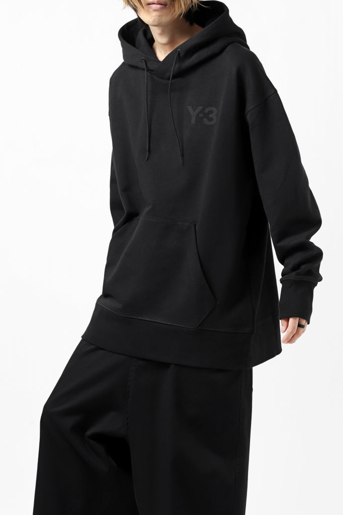 Y-3 Yohji Yamamoto CLASSIC CHEST LOGO HOODIE PARKA / FRENCH TERRY