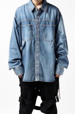 mastermind JAPAN WORK SHIRT / LIGHT OZ DENIM