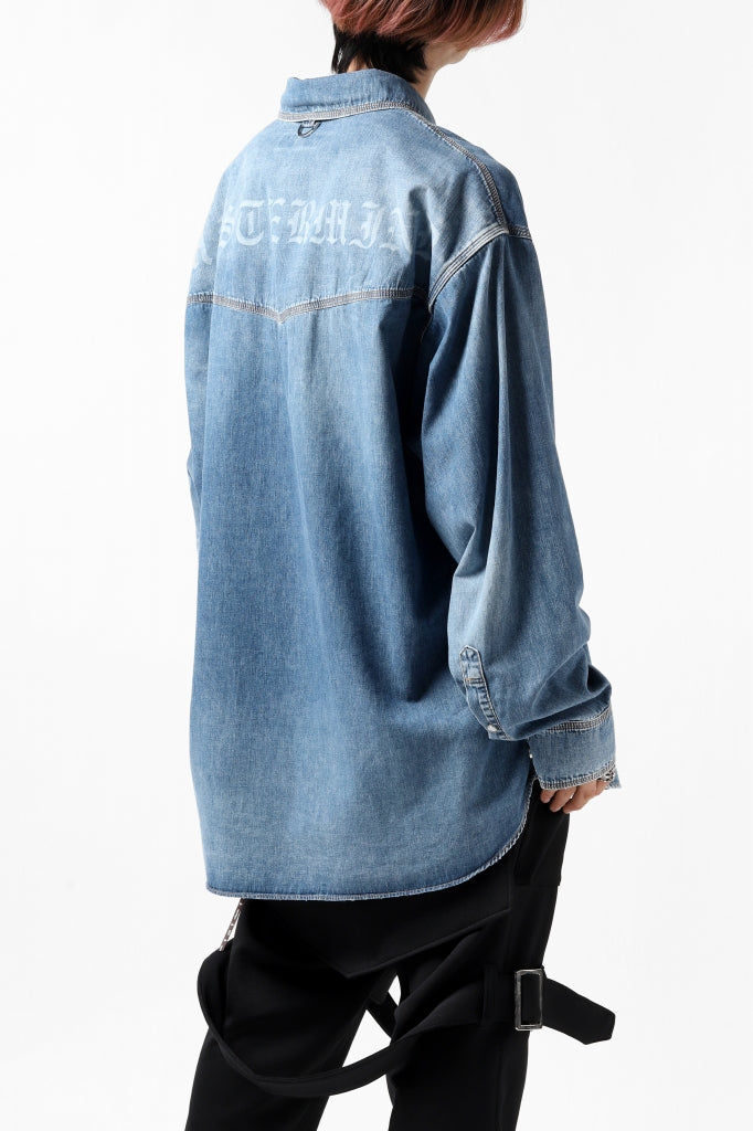 mastermind JAPAN WORK SHIRT / LIGHT OZ DENIM