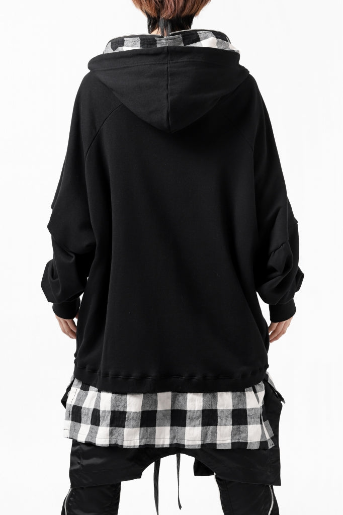 A.F ARTEFACT ”DOUBLES" LOOSEY LONG ZIP HOODIE