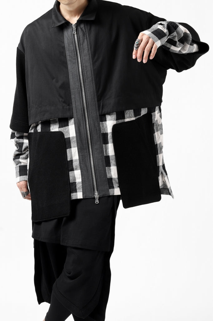 A.F ARTEFACT ”SWING" MULITI COMBINED ZIP BLOUSON