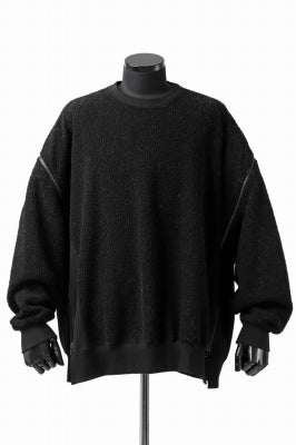 FACETASM FLEECE ZIPPER SWEAT PULLOVER