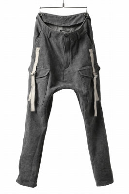 incarnation DROPCROTCH ARMY PANTS MP-1S / CANVAS + HORSE LEATHER