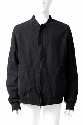 daub DYEING PADDED BOMBER JACKET / ELASTIC-COTTON