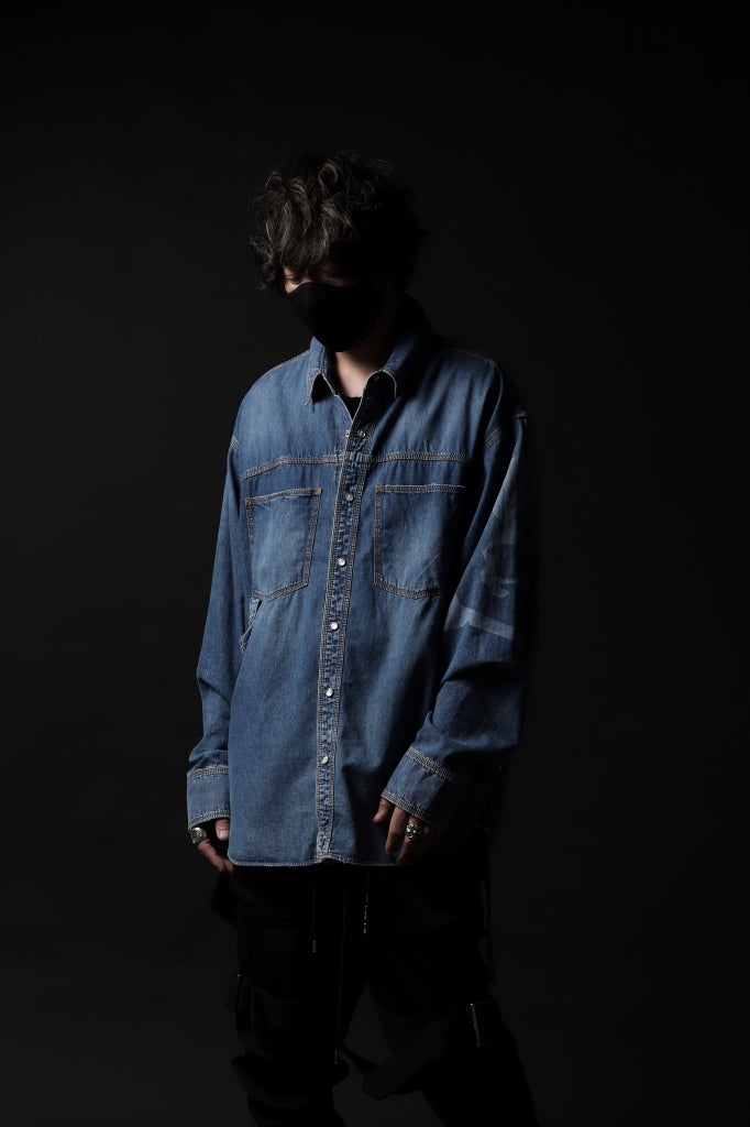 mastermind JAPAN WORK SHIRT / LIGHT OZ DENIM