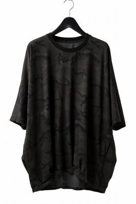 A.F ARTEFACT x LOOM exclusive "dolman" DYEING LOOSEY TOPS / CAMO-FLA JERSEY