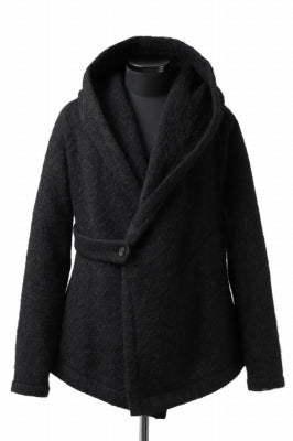 forme d'expression exclusive Hooded Cardigan Short-Coat