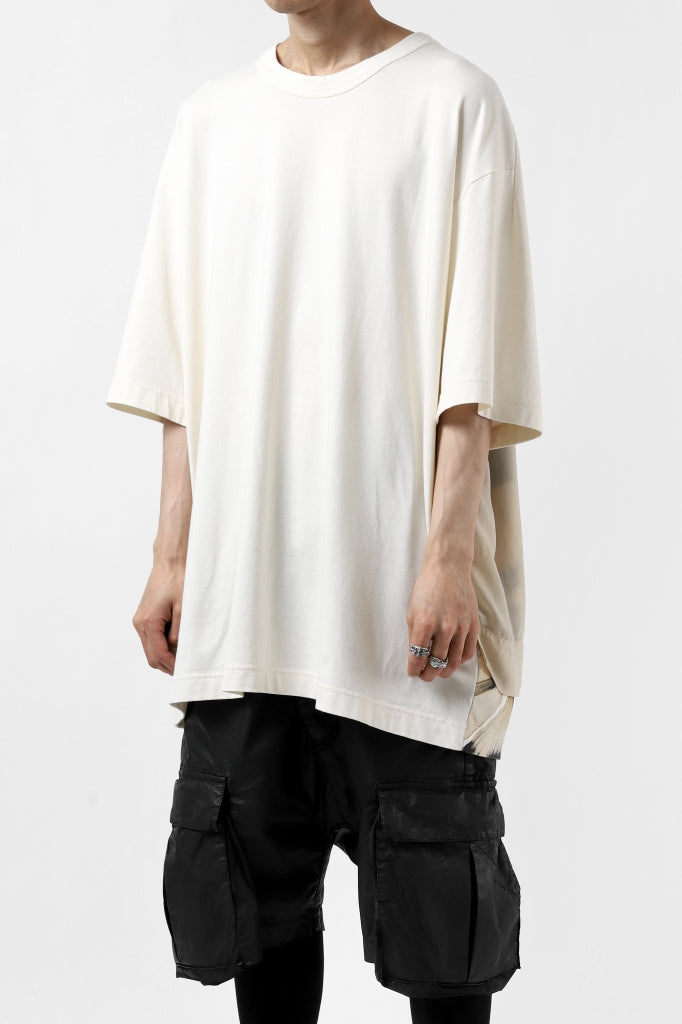 Y-3 Yohji Yamamoto LAYERED BACK LOGO TOPS / COTTON JERSEY