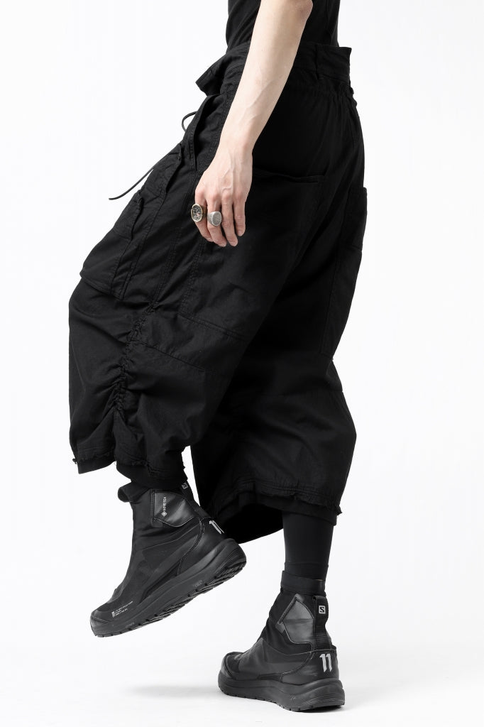 RUNDHOLZ DIP DROP CROTCH BERMUDA POCKET PANTS 