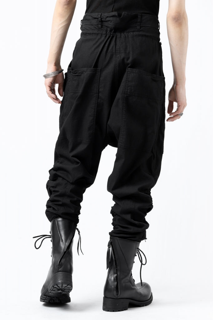 RUNDHOLZ DIP DROP CROTCH SLIM POCKET TROUSERS