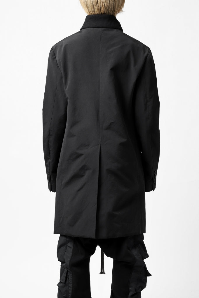 LEMURIA CLASSIC BOMBER COAT / SALT SHRINKAGE GRUNGE CLOTH