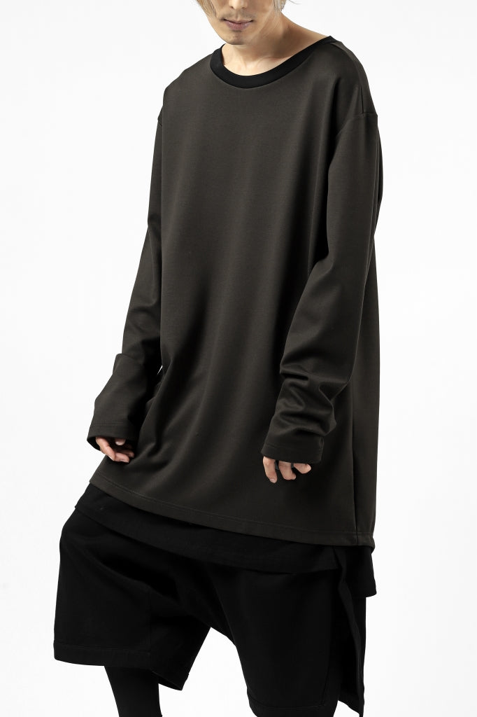 LEMURIA FLOWING LONG SLEEVE TOP / STRETCH PUNCH ROME