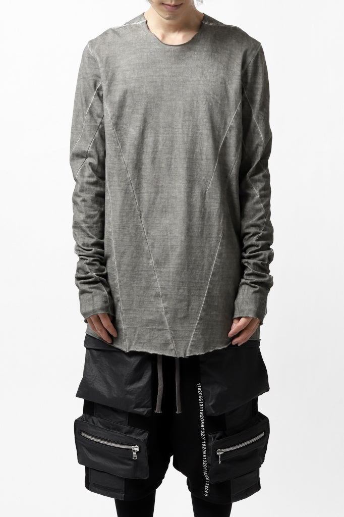 A.F ARTEFACT "Trunk-Show" COLD DYED SWITCHING LONG TOPS / SLAB JERSEY