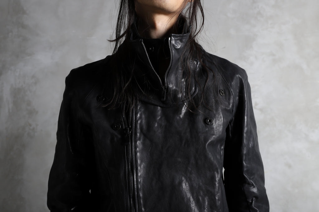 incarnation exclusive HOODED JACKET / HORSE FULL GRAIN (BLACK EDITION)