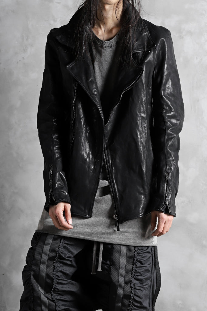 incarnation exclusive HOODED JACKET / HORSE FULL GRAIN (BLACK EDITION)