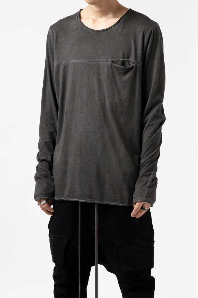 daub DYEING LS CUT SEWN CHEST POCKET DETAIL / C.JERSEY