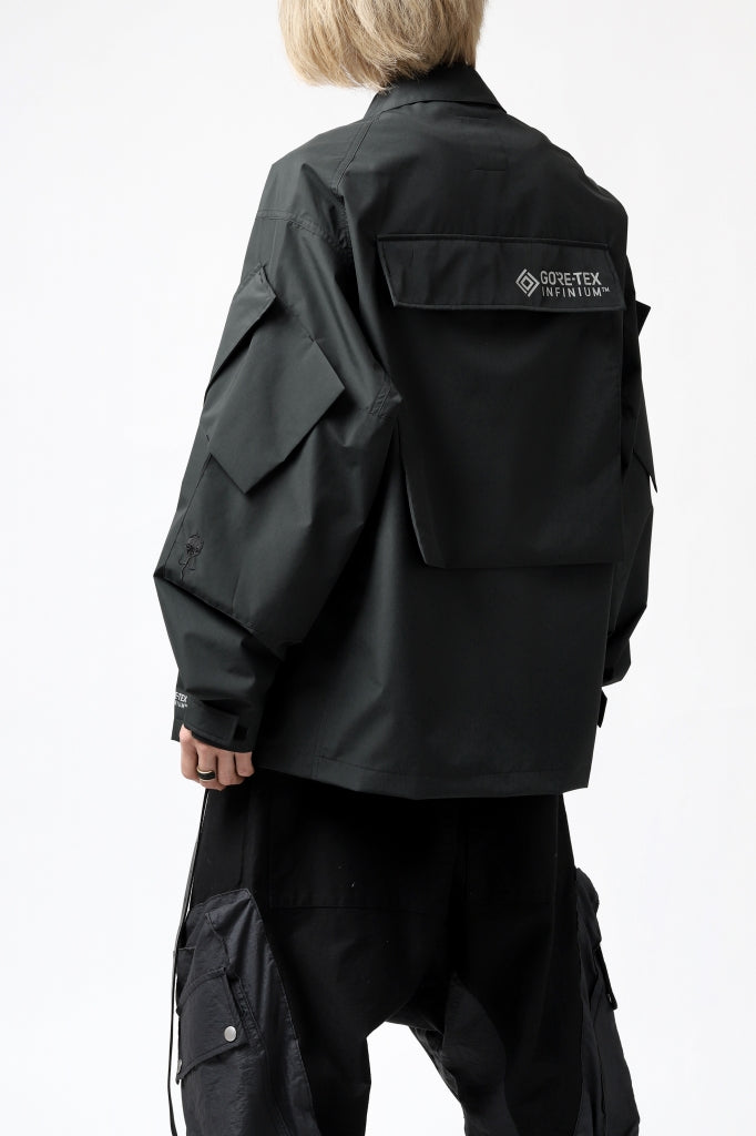 D-VEC x ALMOSTBLACK "GORETEX INFUNIUM 2L SHELL" SHIRTS JACKET