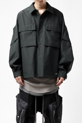 D-VEC x ALMOSTBLACK "GORETEX INFUNIUM 2L SHELL" SHIRTS JACKET