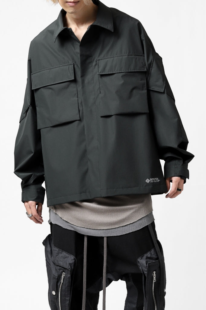 D-VEC x ALMOSTBLACK "GORETEX INFUNIUM 2L SHELL" SHIRTS JACKETD-VEC x ALMOSTBLACK "GORETEX INFUNIUM 2L SHELL" SHIRTS JACKET