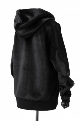 Y-3 Yohji Yamamoto FULL ZIP SQUARE HOODIE PARKA / VELVET SPACER