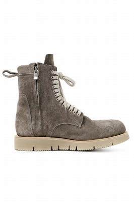 A.F ARTEFACT x Portaille LACE-UP SIDE ZIP BOOTS / SOFT SUEDE