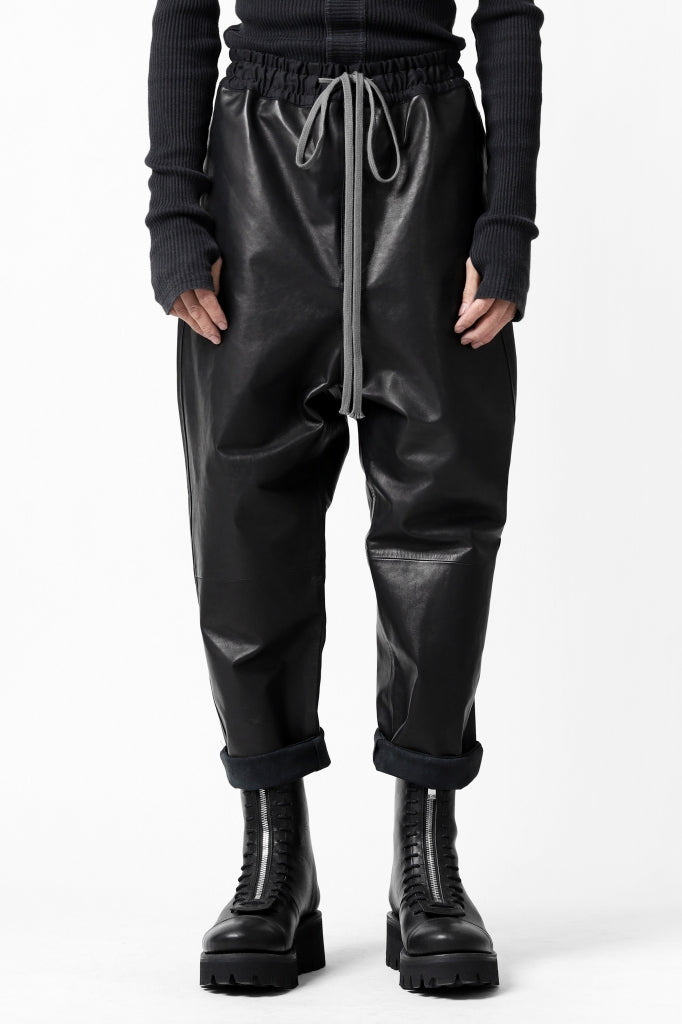 A.F ARTEFACT "Trunk-Show" LOWCROTCH TROUSERS / HORSE LEATHER