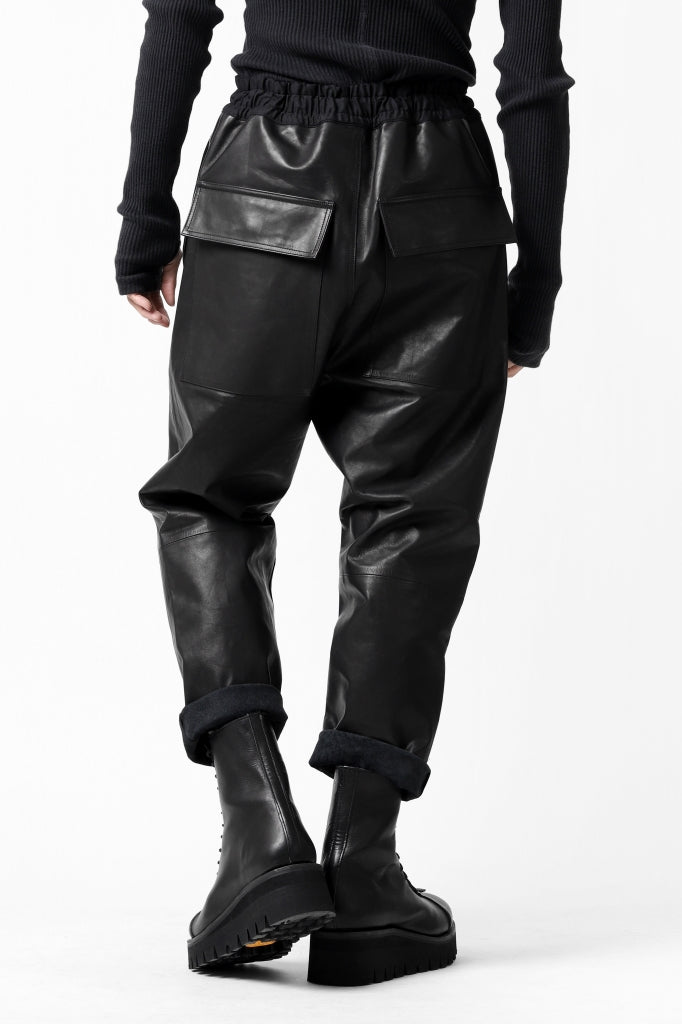 A.F ARTEFACT "Trunk-Show" LOWCROTCH TROUSERS / HORSE LEATHER